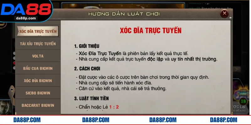 Chi tiết luật chơi xóc đĩa cho bạn mới tham gia
