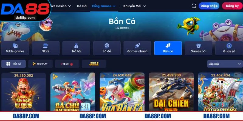 Giới thiệu nhanh về bắn cá đổi thưởng tại DA88