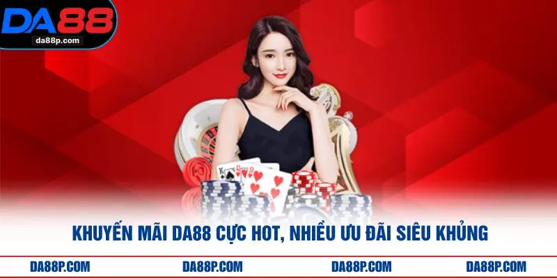 Khuyến Mãi DA88 Cực Hot, Nhiều Ưu Đãi Siêu Khủng